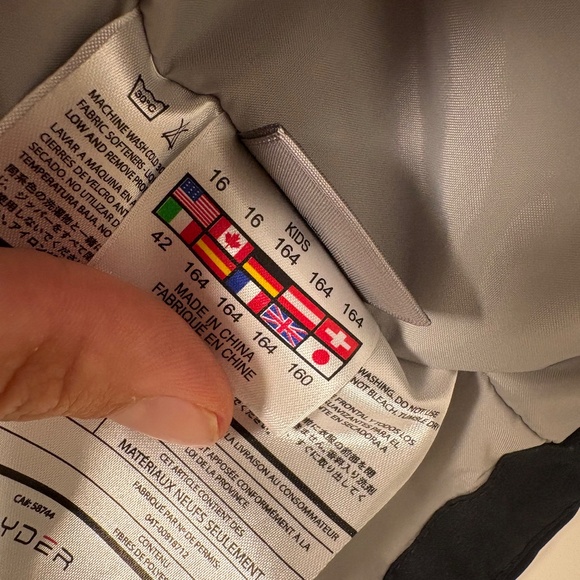 SPYDER Ski Jacket Kids / XS ADULT - Picture 6 of 6